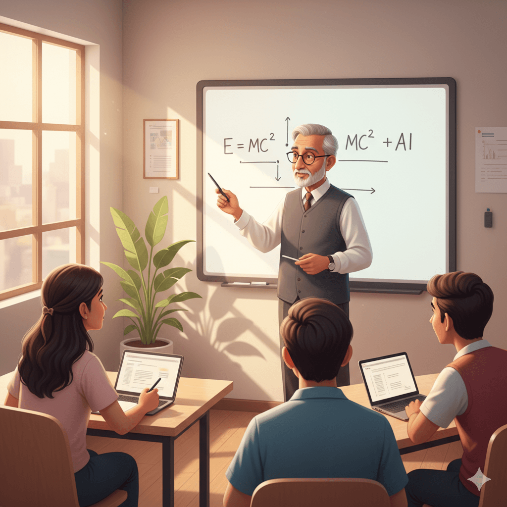 Student learning with tablet at Bcore computer courses Payyanur